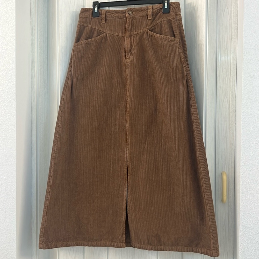 Come As You Are Corduroy Maxi Skirt- We The Free